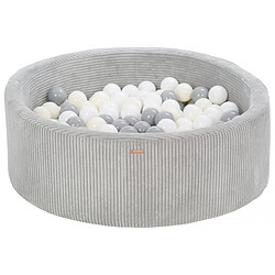 Velinda Piscine à Balles - Gris, Jaune