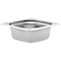 Avis VidaXL Récipients Gastronorm 12pcs - Inox