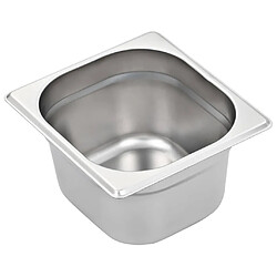 Acheter vidaXL Récipients Gastronorm Acier Inox