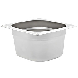 Avis vidaXL Récipients Gastronorm Acier Inox