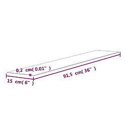 vidaXL Panneaux muraux Aspect bois pas cher