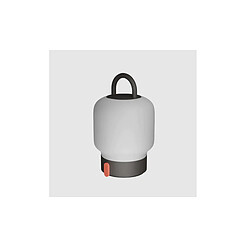 Lampe de table portable, dimmable et rechargeable via usb - verre opale, anthracite - LOOME ANTHRACITE - Loome - KOODUU