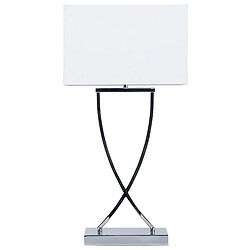 Beliani Lampe Yasuni - Blanc/Argent