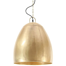 VidaXL Lampe suspendue industrielle - Laiton