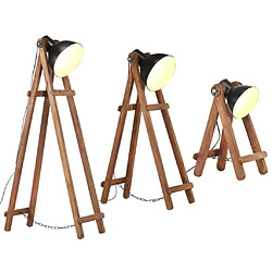 VidaXL Lampadaires 3 pcs