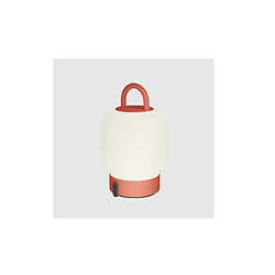 Lampe de table portable, dimmable et rechargeable via usb - verre opale, orange - LOOME ORANGE - Loome - KOODUU