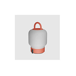 Lampe de table portable, dimmable et rechargeable via usb - verre opale, orange - LOOME ORANGE - Loome - KOODUU
