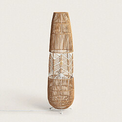 Ledkia Lampadaire Papier Tressé Satie - Naturel