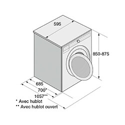 Asko W6124X.W - Blanc · Reconditionné pas cher