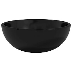 vidaXL Lavabo en verre trempé 300x120 mm - Noir