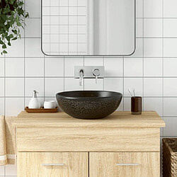 vidaXL Lavabo 41x14 - Noir