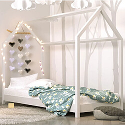 Maison aubertin Lit bébé cabane - Blanc