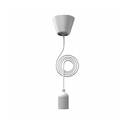 Luminaire Center Suspension FUNK 10 cm - Blanc