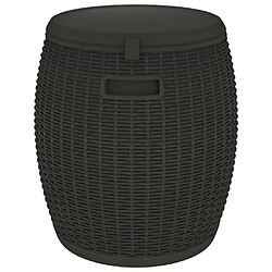 Avis Helloshop26 Coffre de rangement extérieur - Noir