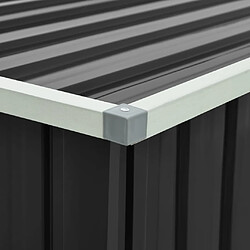 Helloshop26 Coffre de jardin - Anthracite pas cher