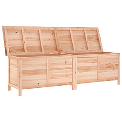 Avis vidaXL Boîte de rangement 198,5x50x56,5 cm - Bois de sapin