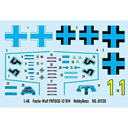 Hobby boss maquette avion Focke-Wulf FW190D-12 1/48