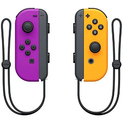 NINTENDO Joy Con Violet et Orange