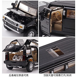 Acheter Modèle de voiture Hummer Limousine 1:32 - Noir