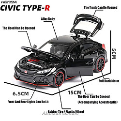 Acheter Voiture miniature Honda Civic Type R 1:32 - Noir