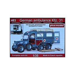 Plus Model German Ambulance Kfz 31