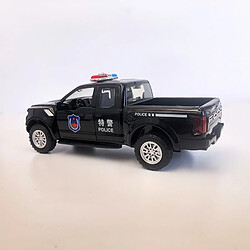 Voiture de police pick-up 1/32 - Noir pas cher
