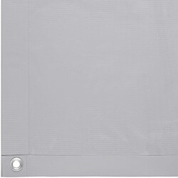 Helloshop26 Clôture PVC 90 cm - Gris