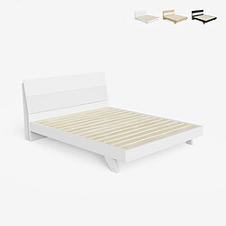 LLB LIVING LIFE BED LLB Lit double 160x200 - Blanc