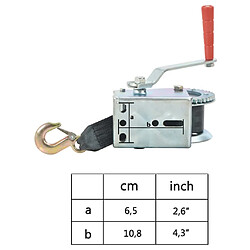vidaXL Treuil 540 kg pas cher