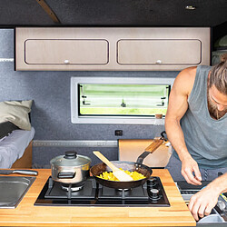 Monstershop Armoire vaisselier MDF - Marron