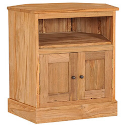 vidaXL Buffet d'angle 60x45x60 cm - Bois de teck