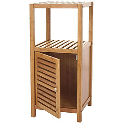 Decoshop26 Étagère Salle de Bain - Bambou 80x36x34cm