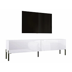 3xeliving Meuble TV moderne - Blanc mat