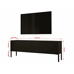 Avis 3xeliving meuble TV - Noir mat