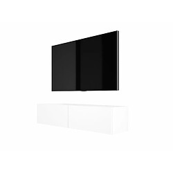 3xeliving Meuble TV suspendu - Blanc