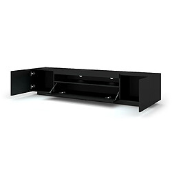 FURNLUX Aura Meuble TV Noir