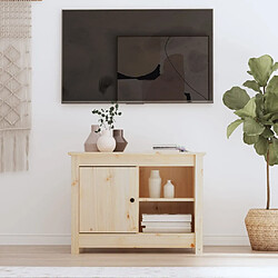 vidaXL Meuble TV - Bois de pin