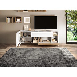 Acheter Vente-Unique Donala Meuble TV 181 cm Blanc Naturel