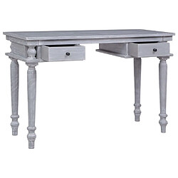 vidaXL Bureau 115x50 cm - Bois d'acajou