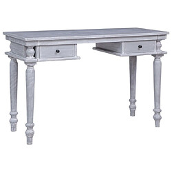 vidaXL Bureau 115x50 cm - Bois d'acajou