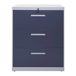 Mendler Armoire à dossiers - Gris foncé