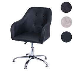 Mendler Chaise de bureau - Noir