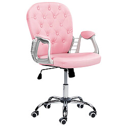 Acheter Beliani Chaise de Bureau Princess - Rose
