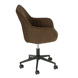 Acheter Mendler Fauteuil de bureau pivotant - Marron