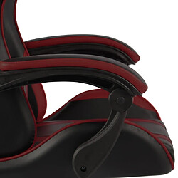 Acheter Fauteuil Gaming vidaXL - Noir/Bordeaux