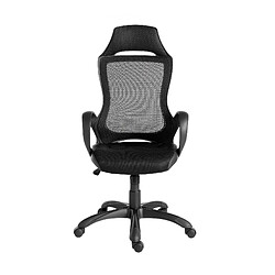 Angel Cerda Fauteuil de bureau pivotante en tissu noir