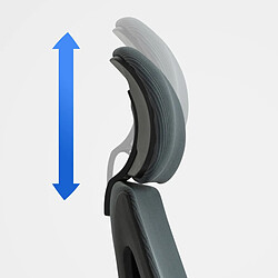 Acheter Decoshop26 Fauteuil de bureau ergonomique - Gris