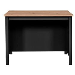 Pegane Ilot de Cuisine MDF Chêne Noir