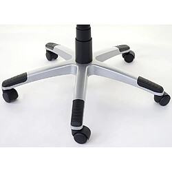 Decoshop26 Fauteuil de bureau pivotant - Crème