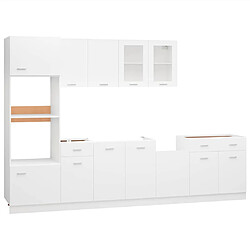 vidaXL - Ensemble de meubles de cuisine 7 pcs
